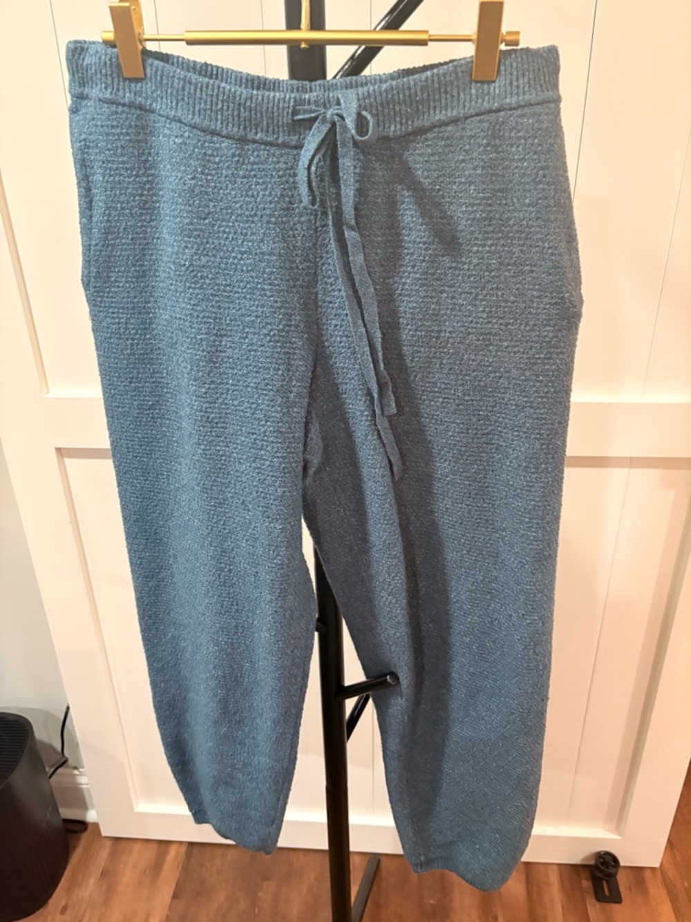 American Eagle Outfitters Blue Knit Drawstring Joggers